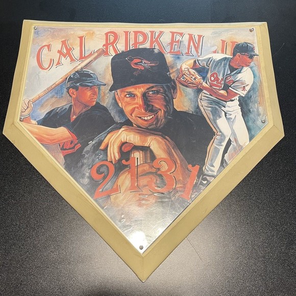 Other - Vintage Cal Ripken Jr. 2131 Lithograph Home Plate (Out of Box)